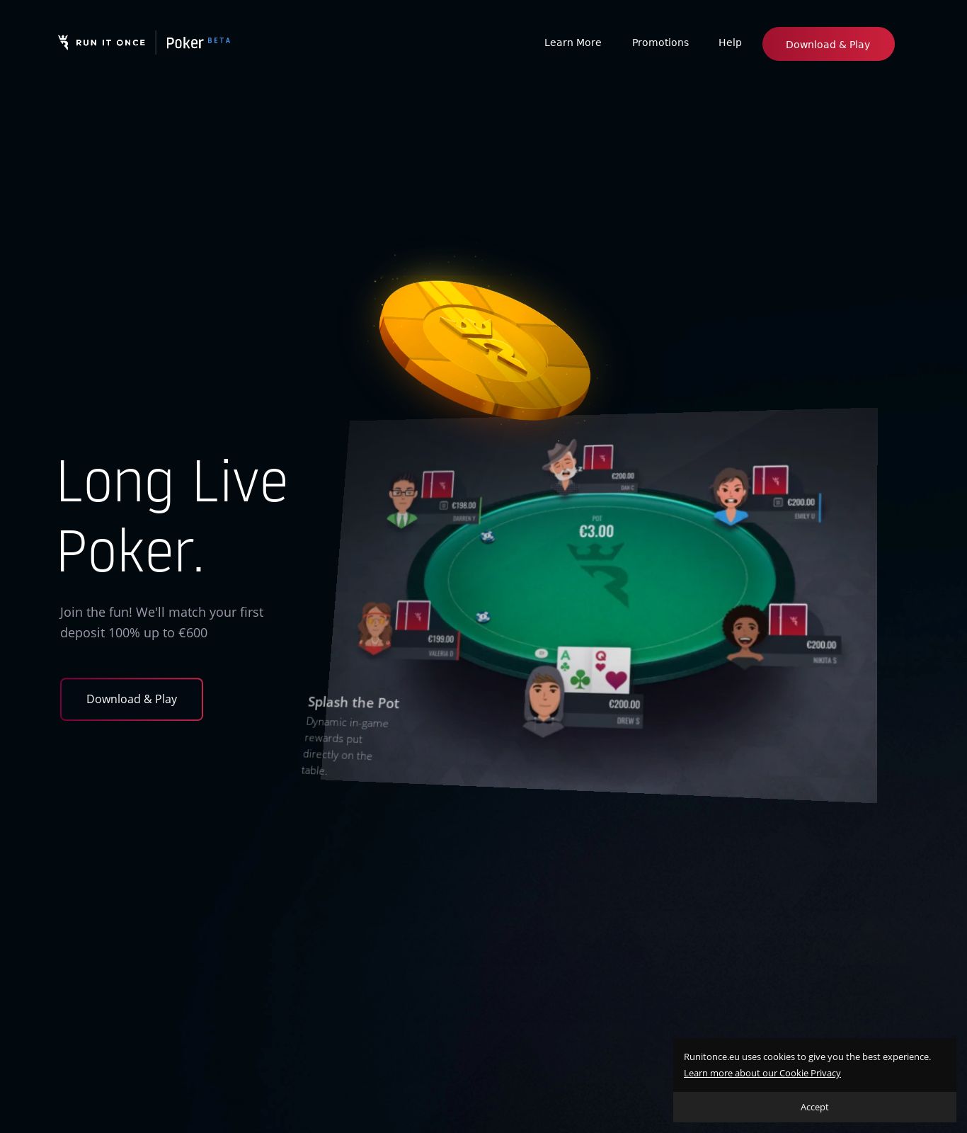 Play No Limit Holdem online, free